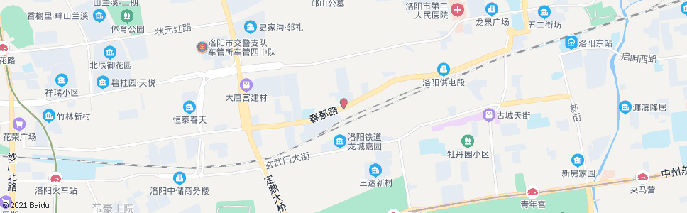 洛阳春都东路烧沟村路口_公交站地图_洛阳公交_妙搜公交查询2024