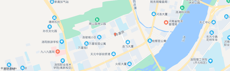 洛阳华夏路春城路口西_公交站地图_洛阳公交_妙搜公交查询2024