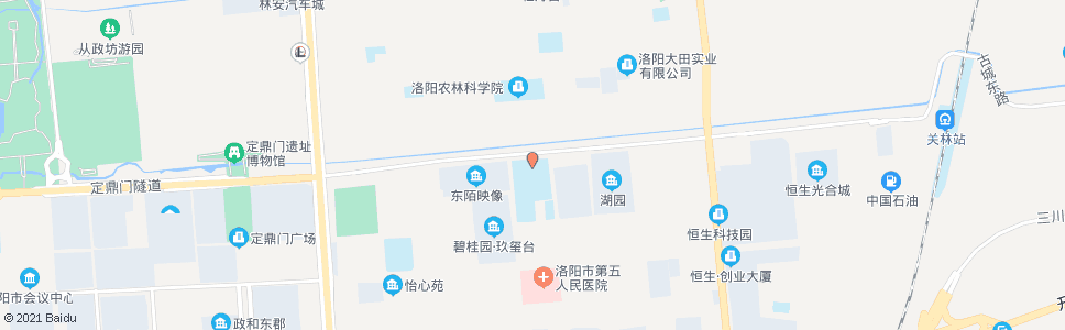 洛阳洛阳国际学校(龙门大道古城路口)_公交站地图_洛阳公交_妙搜公交查询2024