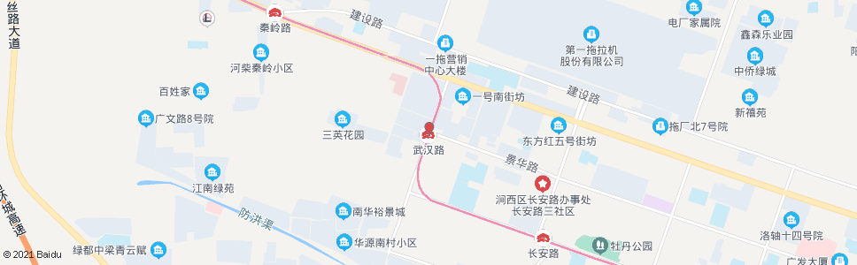 洛阳景华路武汉路口_公交站地图_洛阳公交_妙搜公交查询2024