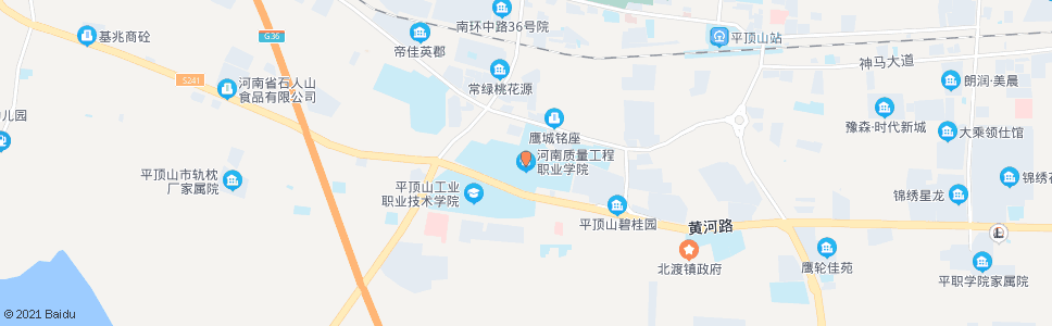 平顶山河南省质量工程学院_公交站地图_平顶山公交_妙搜公交查询2024