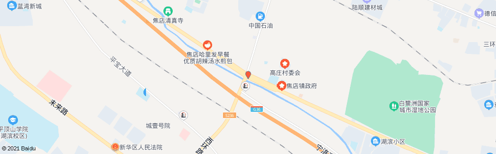 平顶山焦店立交桥_公交站地图_平顶山公交_妙搜公交查询2024