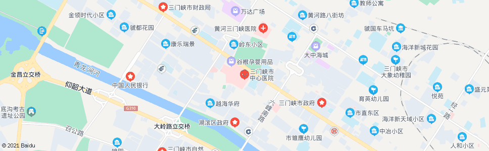 三门峡市中心医院_公交站地图_三门峡公交_妙搜公交查询2024