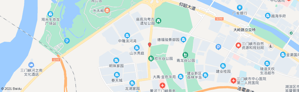 三门峡欢乐谷公园_公交站地图_三门峡公交_妙搜公交查询2024