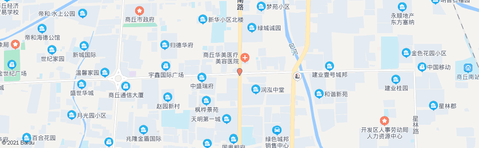 商丘南京路口(中州路)_公交站地图_商丘公交_妙搜公交查询2024