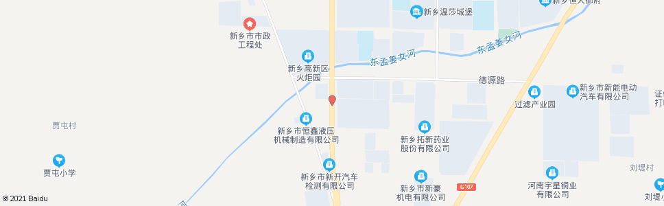 新乡德源路新飞大道口_公交站地图_新乡公交_妙搜公交查询2025