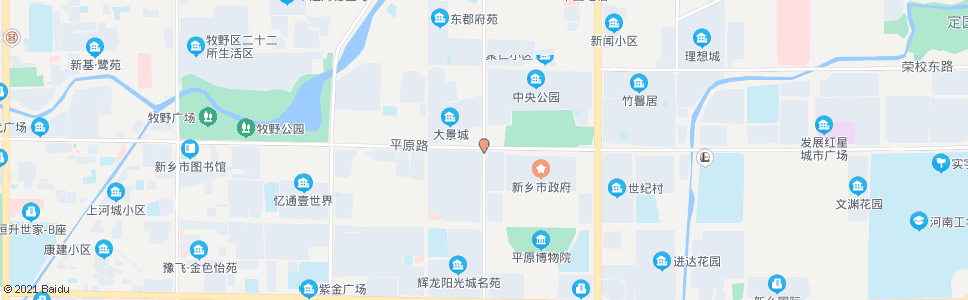 新乡新二街平原路口_公交站地图_新乡公交_妙搜公交查询2024