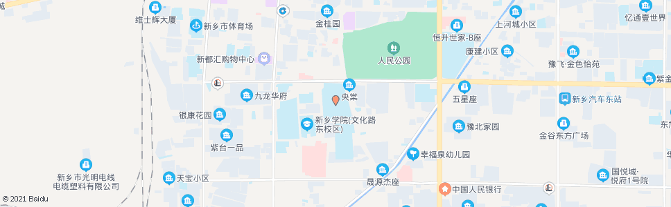 新乡市一中_公交站地图_新乡公交_妙搜公交查询2024