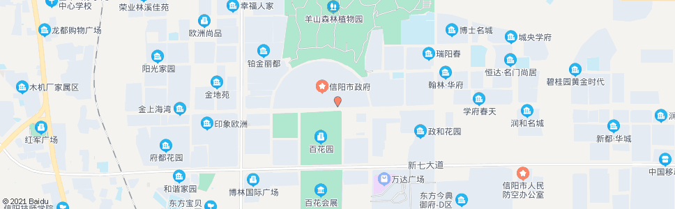 信阳市行政中心_公交站地图_信阳公交_妙搜公交查询2024