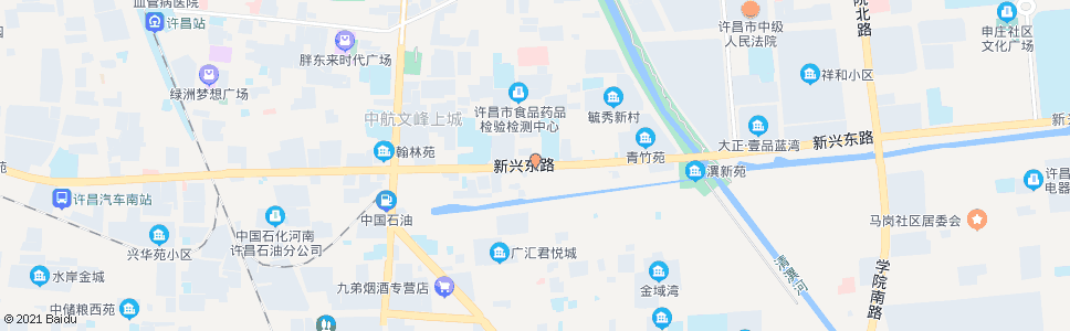 许昌新兴路与毓秀路口_公交站地图_许昌公交_妙搜公交查询2024