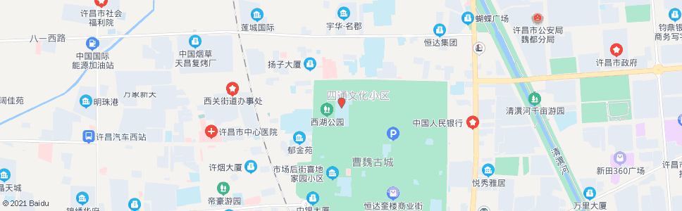 许昌机房街西口(市一中)_公交站地图_许昌公交_妙搜公交查询2024