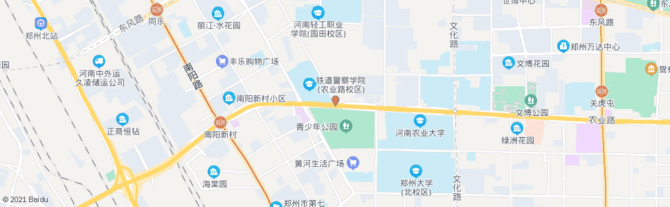 郑州农业路丰庆路_公交站地图_郑州公交_妙搜公交查询2024