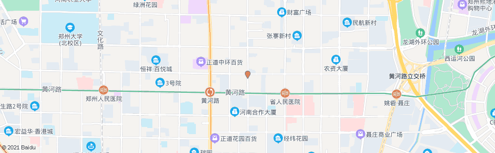 郑州政七街红旗路_公交站地图_郑州公交_妙搜公交查询2025