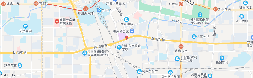 郑州陇海路一马路站_公交站地图_郑州公交_妙搜公交查询2024