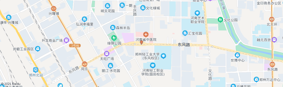 郑州东风路丰庆路站_公交站地图_郑州公交_妙搜公交查询2024