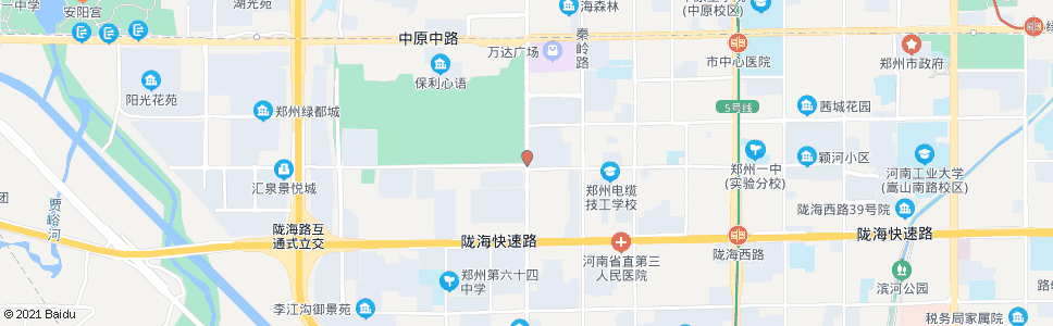 郑州颍河路华山路_公交站地图_郑州公交_妙搜公交查询2024