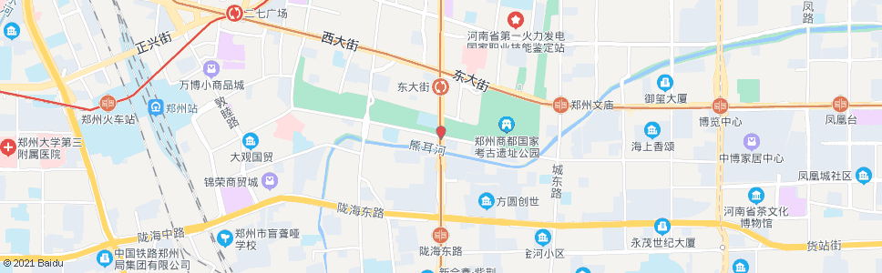 郑州紫荆山路城南路_公交站地图_郑州公交_妙搜公交查询2024