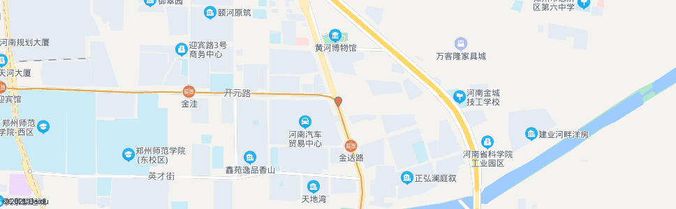 郑州开元路花园路_公交站地图_郑州公交_妙搜公交查询2024