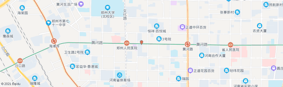 郑州黄河路经八路站_公交站地图_郑州公交_妙搜公交查询2024