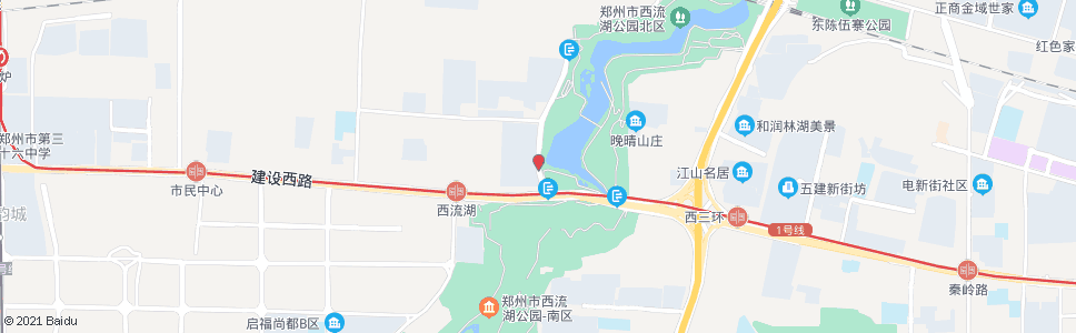 郑州湖西路建设西路_公交站地图_郑州公交_妙搜公交查询2024