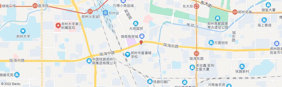 郑州陇海路布厂街站_公交站地图_郑州公交_妙搜公交查询2024