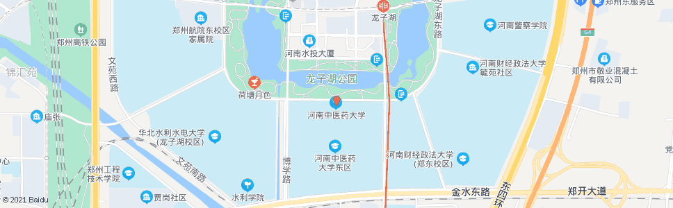 郑州河南中医药大学(北门)_公交站地图_郑州公交_妙搜公交查询2024