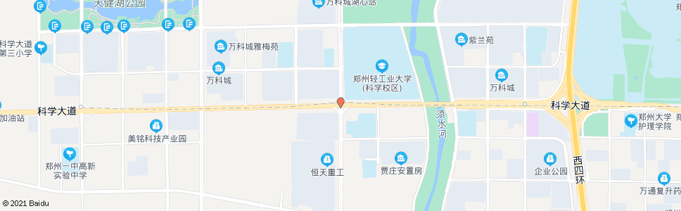 郑州红松路科学大道_公交站地图_郑州公交_妙搜公交查询2024