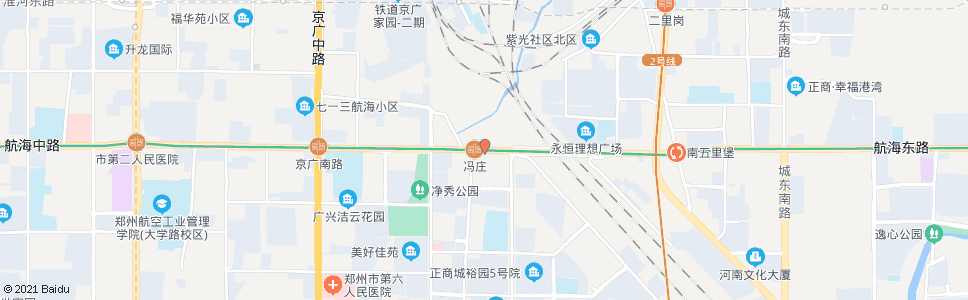 郑州航海路祥云路_公交站地图_郑州公交_妙搜公交查询2024