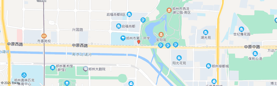 郑州凯旋路中原西路_公交站地图_郑州公交_妙搜公交查询2024