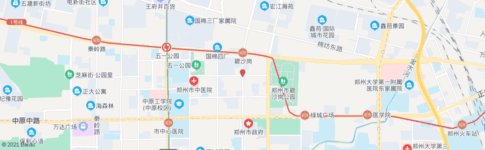 郑州百花路友爱路站_公交站地图_郑州公交_妙搜公交查询2024