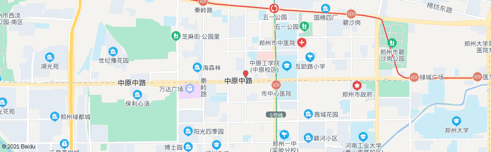 郑州前进路中原路_公交站地图_郑州公交_妙搜公交查询2024
