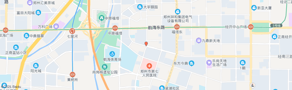 郑州经开第一大街经南三路_公交站地图_郑州公交_妙搜公交查询2024