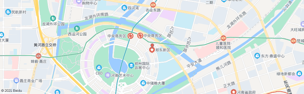 郑州商务外环路如意路_公交站地图_郑州公交_妙搜公交查询2024