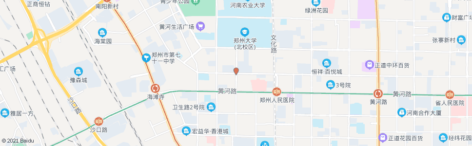 郑州黄河北街红旗路_公交站地图_郑州公交_妙搜公交查询2024