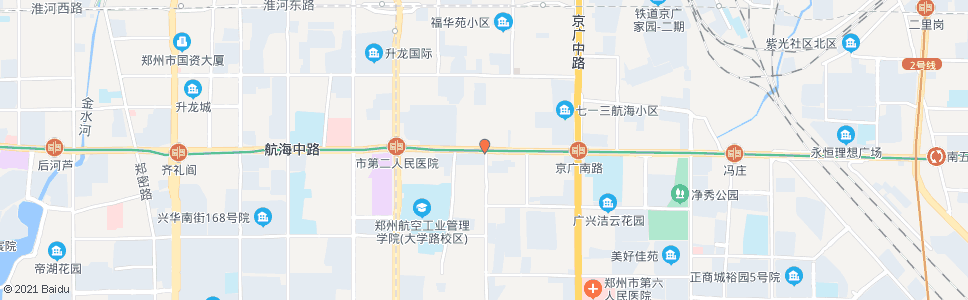 郑州航海路老代庄站_公交站地图_郑州公交_妙搜公交查询2024