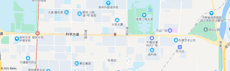 郑州金梭路科学大道_公交站地图_郑州公交_妙搜公交查询2024