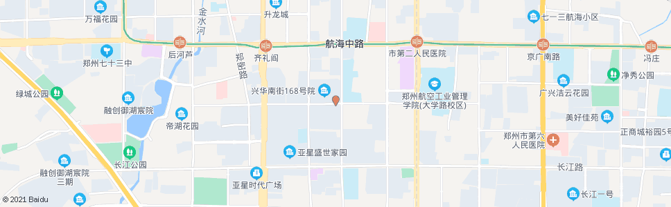 郑州淮南街汉江路_公交站地图_郑州公交_妙搜公交查询2024