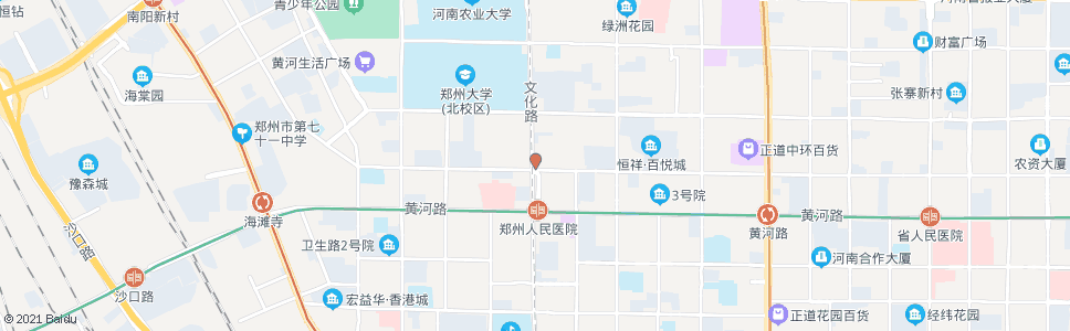 郑州红旗路文化路_公交站地图_郑州公交_妙搜公交查询2024