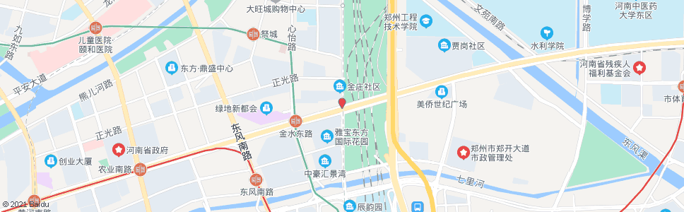 郑州金水东路中兴路_公交站地图_郑州公交_妙搜公交查询2024