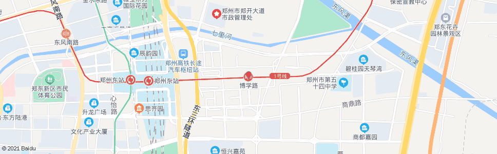 郑州莲湖路博学路_公交站地图_郑州公交_妙搜公交查询2024