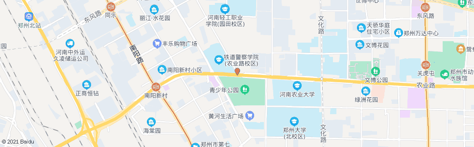 郑州丰庆路农业路_公交站地图_郑州公交_妙搜公交查询2024