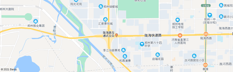 郑州陇海路西三环西_公交站地图_郑州公交_妙搜公交查询2024