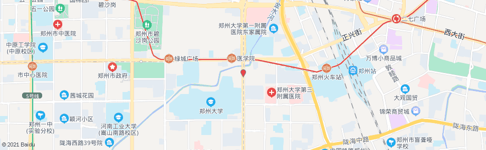 郑州大学路中原路站_公交站地图_郑州公交_妙搜公交查询2024