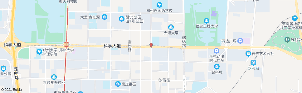 郑州科学大道银屏路_公交站地图_郑州公交_妙搜公交查询2024