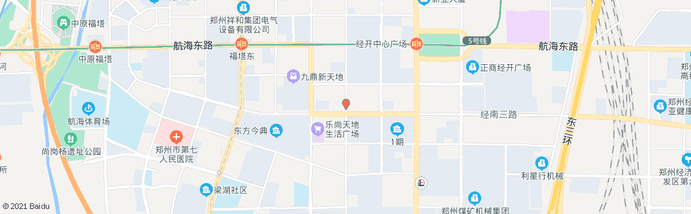 郑州经开第三大街经南六路_公交站地图_郑州公交_妙搜公交查询2024