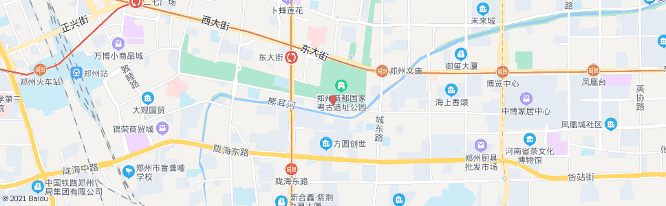 郑州城南路商城遗址_公交站地图_郑州公交_妙搜公交查询2024