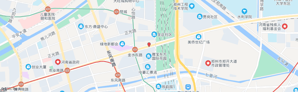 郑州中兴路金水东路站_公交站地图_郑州公交_妙搜公交查询2024