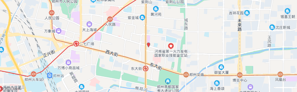 郑州紫荆山路商城路站_公交站地图_郑州公交_妙搜公交查询2024