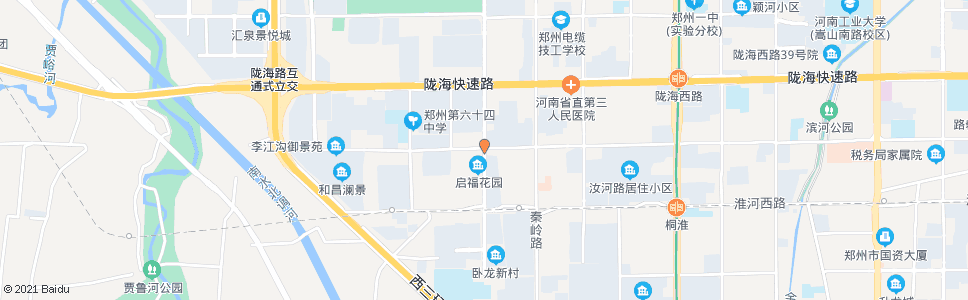 郑州汝河路华山路站_公交站地图_郑州公交_妙搜公交查询2024