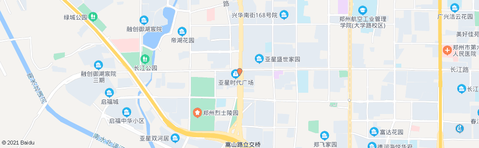 郑州嵩山路长江路站_公交站地图_郑州公交_妙搜公交查询2024